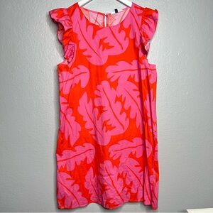Michelle McDowell Orange and Pink Beach Dress Size Large